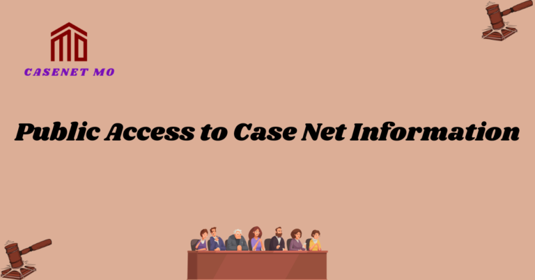 Public Access to Case Net Information